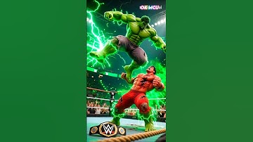 💚 Hulk vs Red Hulk ❤️ Epic Battle 💪 WWE Fight 💪#hulk