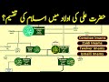 How islam was divided after hazrat ali  family tree of islam
