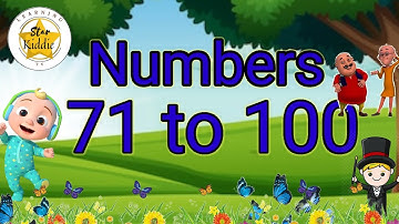 Learn Numbers 71 to 100,Counting from 71to100, छोटे बच्चों की पढ़ाई,#StarKiddie#toddler#kidssong#123