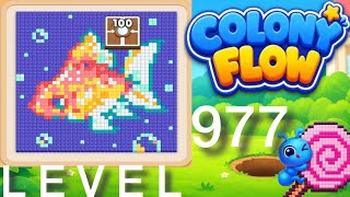 Colony Flow Level 977 walkthrough (Hard) Solution 