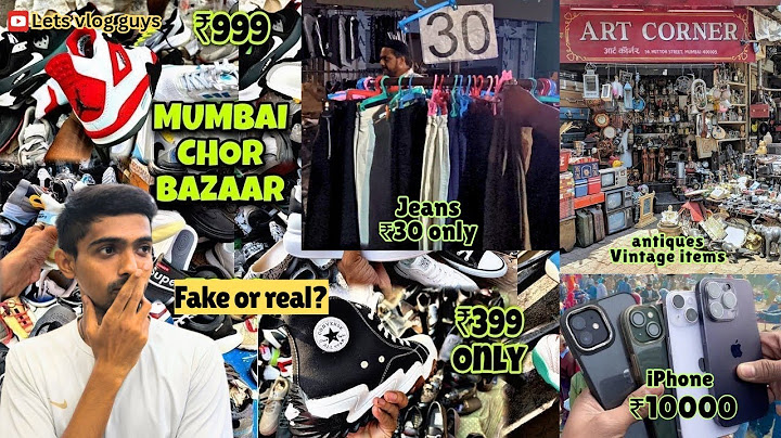 Chor Bazaar Mumbai 🔥 सस्ते में ब्रांडेड चीज़ें!? | Hidden Gems, Bargain Deals & Full Tour 🎥
