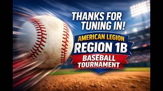 American Legion Junior Baseball - Region 1B Tournament - Sisseton Post 50 vs. Claremont Post 262