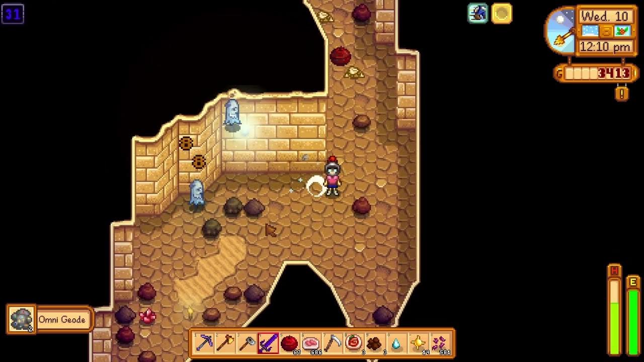 Stardew Valley: A good source of omni geodes