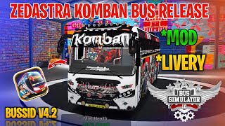 New Zedastra Bus Mod Tamil | Bus Simulator Indonesia | Kobam Bus Livery In Bussid #komban #bus #mod screenshot 2