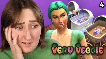 my sim had TRIPLETS | Very Veggie Legacy #4 (Streamed 5/12/25)