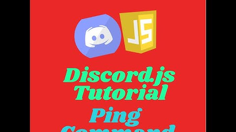 Discord.js V12 Bot Tutorial - Ping Command (Episode #1)