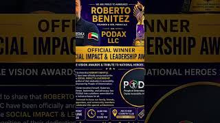 Social Impact &amp; Leadership Award 2026 #podax