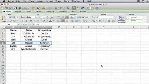 Cómo eliminar contenido de celdas seleccionadas en Microsoft Excel 2007