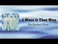 I Want It That Way-Backstreet Boys【中文歌詞版】90&00's情歌