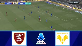 SALERNITANA VS HELLAS VERONA | SERIE A 2023/2024 | FOOTBALL LIFE 2024