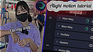 On my way || alight motion video editing