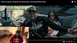 King Mista reacts to Peewee Longway, YoungBoy Never Broke Again - Nose Ring (Official Video)