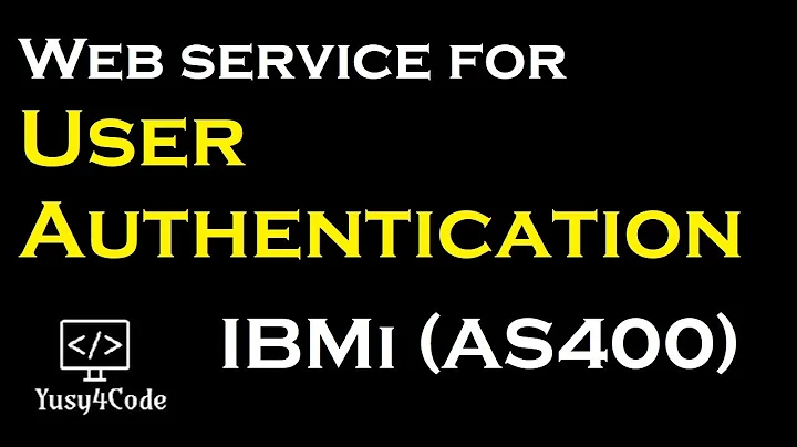 Web Service for User Authentication in IBMi (AS400) | yusy4code