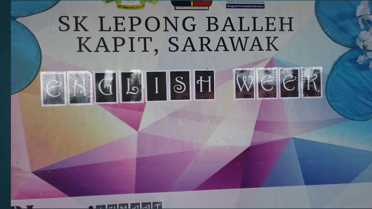 English Week Sk Lepong Balleh Kapit 2019 Youtube