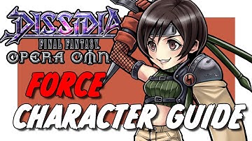 DFFOO YUFFIE FR FORCE ECHO BT CHARACTER GUIDE & SHOWCASE! BEST ARTIFACTS & SPHERES! GREAT UTILITY!!!