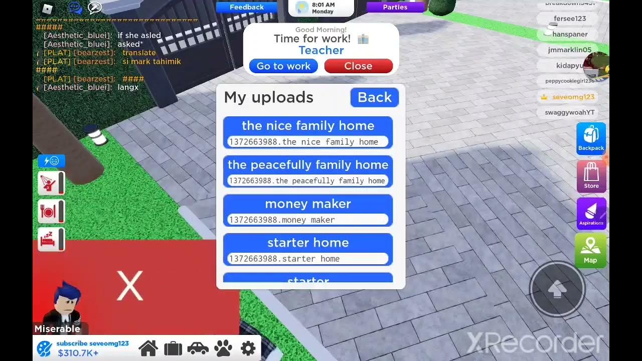 roville house codes YouTube