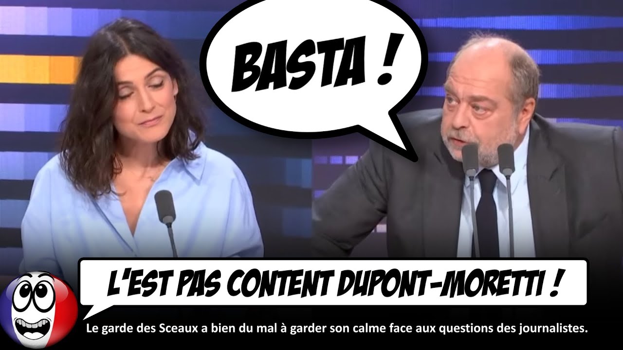 ⁣Éric Dupont-Moretti S'ÉNERVE et REFUSE de répondre aux questions des journalistes.