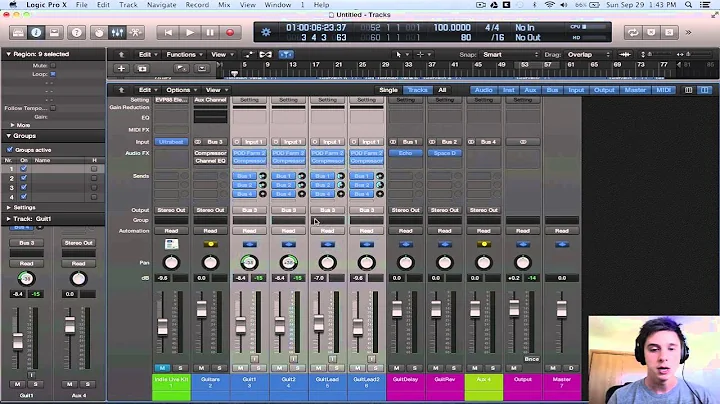 Logic Pro X Tutorial - Track Stacks & Parallel Compression