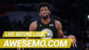 Yahoo, FanDuel & DraftKings NBA DFS Live Before Lock - Tue 1/8 - Awesemo.com