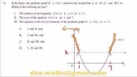 HKDSE Maths Mock Paper 2 Question 8