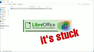 FIX LibreOffice 6 cannot open
