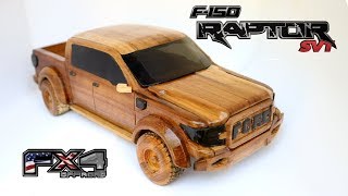 How to make Ford Raptor miniature from wood.