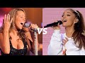 Mariah Carey VS Ariana Grande HITTING EMOTIONS WHISTLES