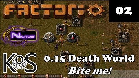 Factorio 0.15 Death World - E02 - First Iron Column