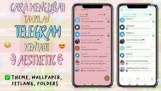 🌱 TUTORIAL CARA MEMASANG TEMA, WALLPAPER, SETLANG, FOLDERS DI TELEGRAM || LENGKAP!! 😻 screenshot 1
