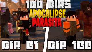 SOBREVIVI 100 DIAS NO APOCALIPSE PARASITA EM DUO