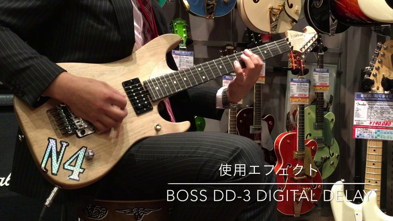 Washburn N4 Vintage Delayトリックフレーズ - YouTube