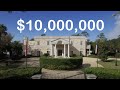 Inside a magnificent $10M Houston Mansion | Luxury living on River Oaks with stunning swimming pool.