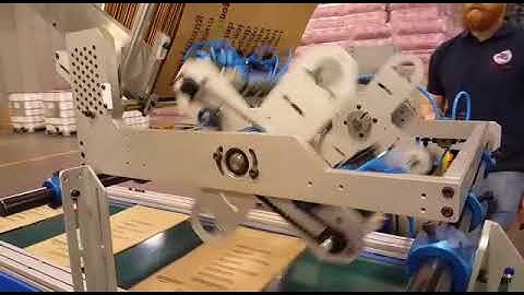 Paper Bags Rotary Pick and Place Feeding (Amazon)