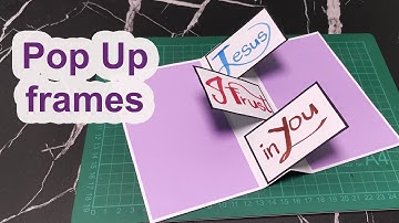 Pop Up Art/Card - How to make pop up window frames