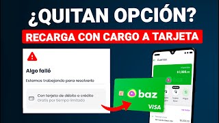 ¿Adiós a RECARGAR BAZ con TARJETA DE CRÉDITO Y DEBITO? by EComprasMX 5,664 views 1 month ago 3 minutes, 14 seconds