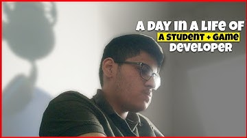 A day in a life of a Student + Game Developer || DemonKingSwarn