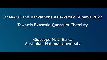Towards Exascale Quantum Chemistry
