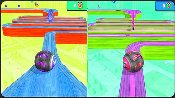 Going Balls🏐(Vs) Reverse Video🥴 SpeedRun Gameplay: Mobile Gameplay:Best Games:Only Vertical