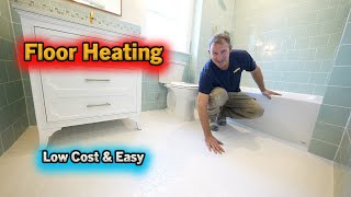 Floor Heat for your Bathroom | PLAN LEARN BUILD