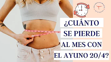 ¿Cuánto peso puedo perder en un mes de ayuno intermitente?