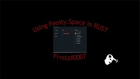 USING FENITY.SPACE IN RUST | RUST CHEATING