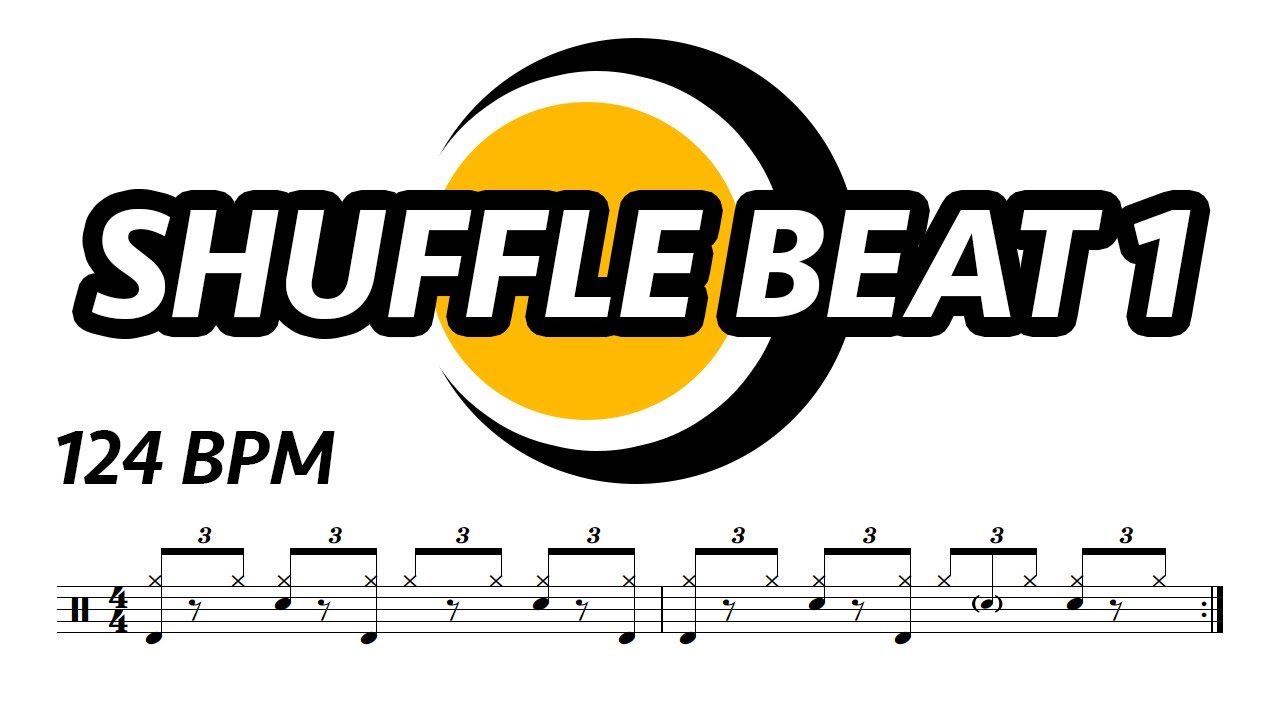 Shuffle Drum Loop 1 (124 bpm) Drum Beat Drum Groove Drum Track
