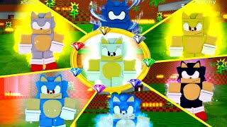 All Chaos Emerald Locations & Super Forms  Sonic Plasma RP (Sonic Roblox Fangame)