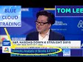 Tom lee they say bull markets rise in a escalator fall in a elevator