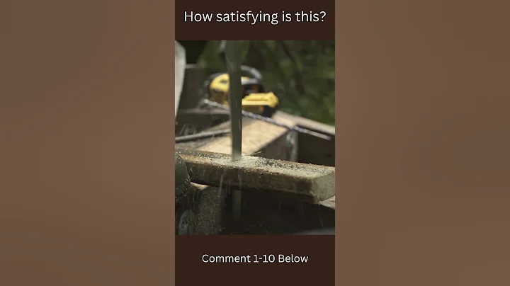 How satisfying is this woodworking hand saw! Flying Saw Dust! Standing Up! #shorts