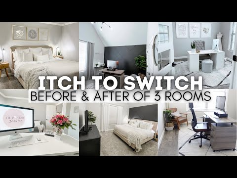 *NEW* ITCH TO SWITCH 2022 | REARRANGING 3 BEDROOMS! | 2022 DECORATE WITH ME | TIL VACUUM DO US PART