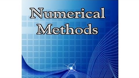 numerical methods chapter 10 Q(1-11)