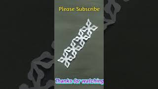 Full Border design paper cutting/paper craft#shorts Update