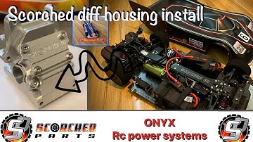 NEW Scorched Diff Housing & install - Arrma Limitless speedrun car with ONYX Batteries.