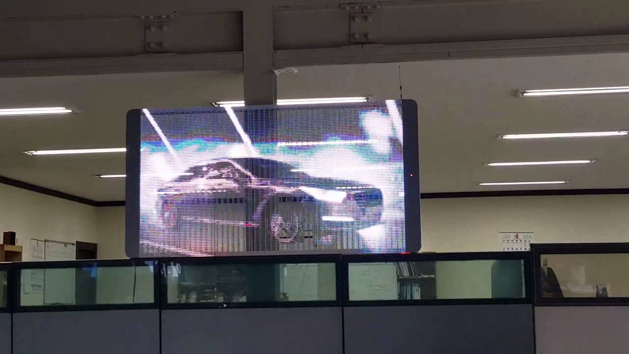 [ 투명LED전광판 ] Transparent LED Display; 제네시스 광고 Genesis EQ900 - YouTube